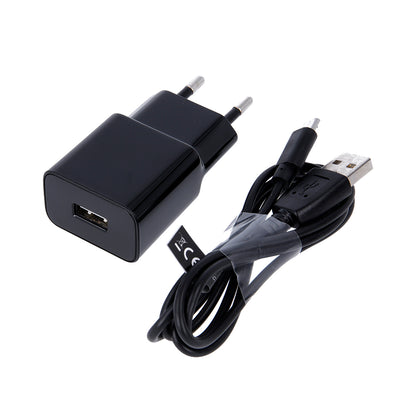 MaXlife MXTC-01 Nettverkslader med microUSB-kabel, 10,5 W, 2,1 A, 1 x USB-A, svart