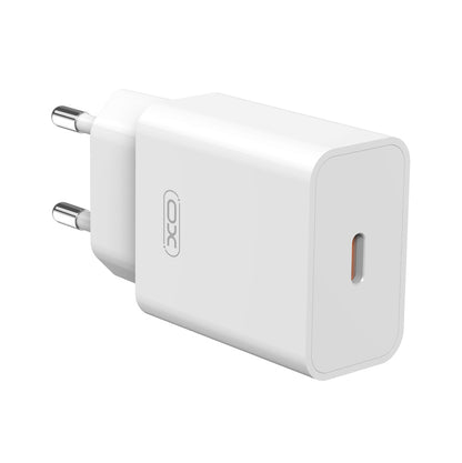 Nettlader med Lightning-kabel XO Design L126, 20W, 3A, 1 x USB-C, hvit