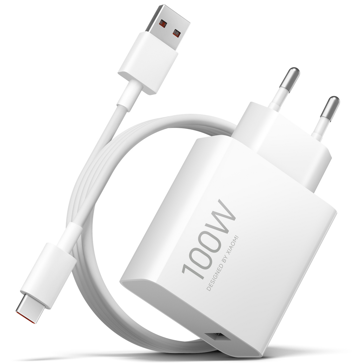 Nettlader med USB-C-kabel Xiaomi MY-19-ER, 100W, 6.1A, 1 x USB-A, Hvit BHR095VEU