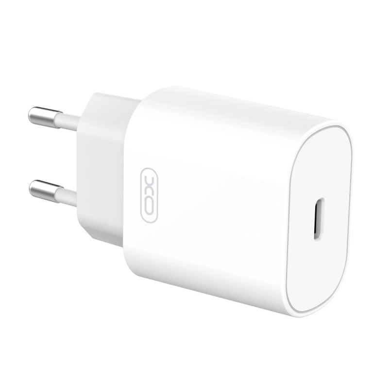 Nettlader XO Design, 25W, 3A, 1 x USB-C, Hvit