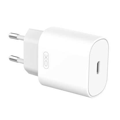 Nettlader XO Design, 25W, 3A, 1 x USB-C, Hvit