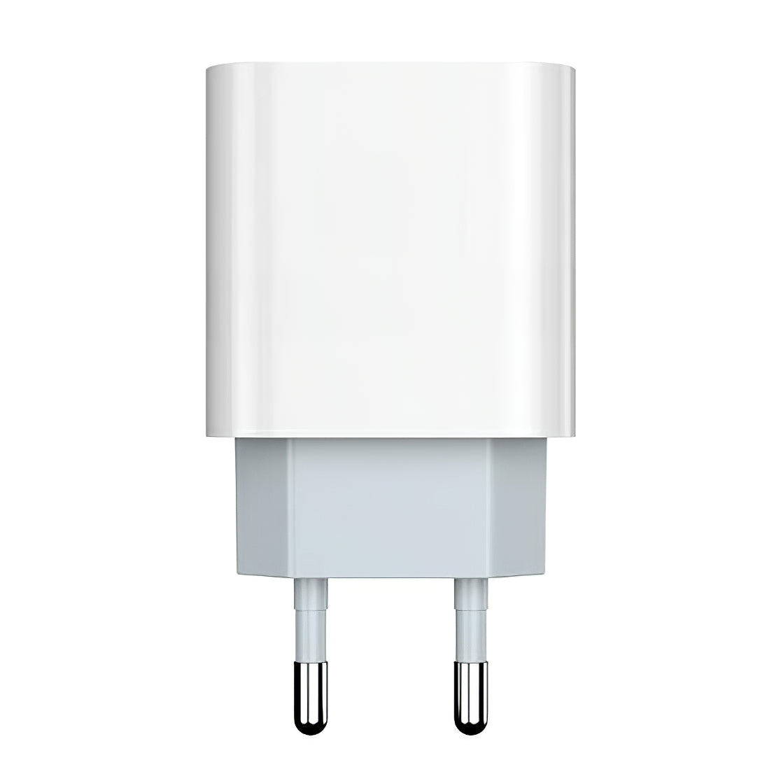 Nettlader med USB-C-kabel Prestico F8S, 20W, 3A, 1 x USB-C, hvit