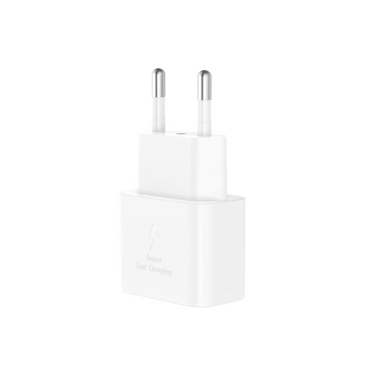 Nettlader med USB-C-kabel XO Design L167, 25W, 3A, 1 x USB-C, Hvit
