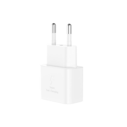 Nettlader med USB-C-kabel XO Design L167, 25W, 3A, 1 x USB-C, Hvit