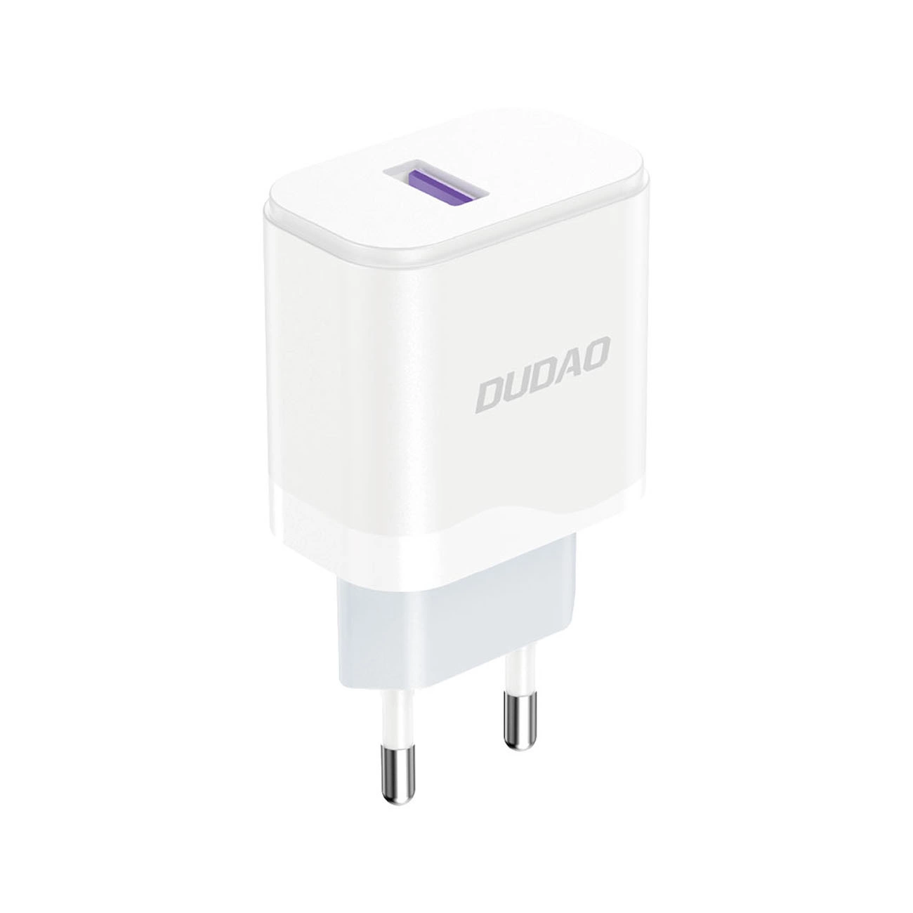 Nettlader med USB-C-kabel Dudao A20EU, 18W, 3A, 1 x USB-A, Hvit