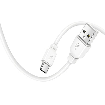 Nettlader med USB-C-kabel Prestico F15S-C, 30W, 3A, 1 x USB-C, Hvit