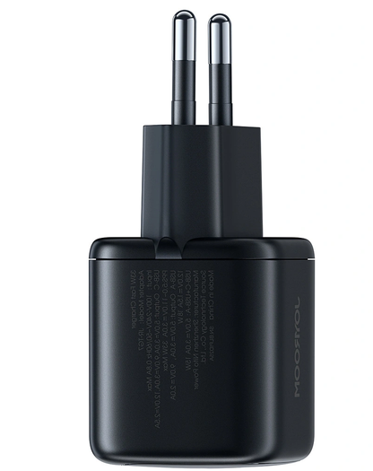 Nettlader med USB-C-kabel Joyroom JR-TG7, 33W, 3A, 1 x USB-A - 1 x USB-C, Svart