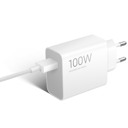 Nettlader med USB-C-kabel Xiaomi MY-19-ER, 100W, 6.1A, 1 x USB-A, Hvit BHR095VEU