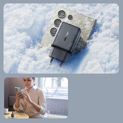 Nettlader med USB-C-kabel Joyroom JR-TCF23, 25W, 3A, 1 x USB-C, Svart