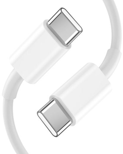Nettlader med USB-C-kabel Tech-Protect C35W, 35W, 3A, 2 x USB-C, hvit