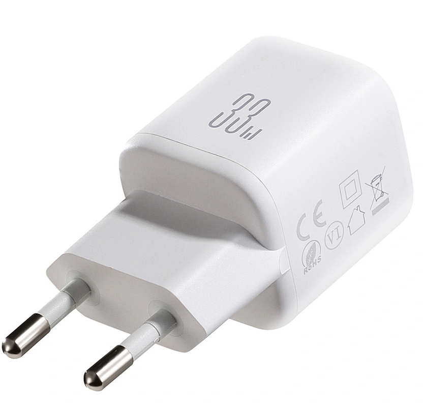 Nettlader med USB-C-kabel Joyroom JR-TG7, 33W, 3A, 1 x USB-A - 1 x USB-C, Hvit
