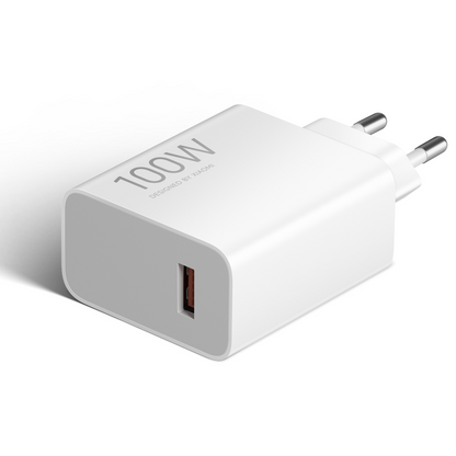 Nettlader med USB-C-kabel Xiaomi MY-19-ER, 100W, 6.1A, 1 x USB-A, Hvit BHR095VEU