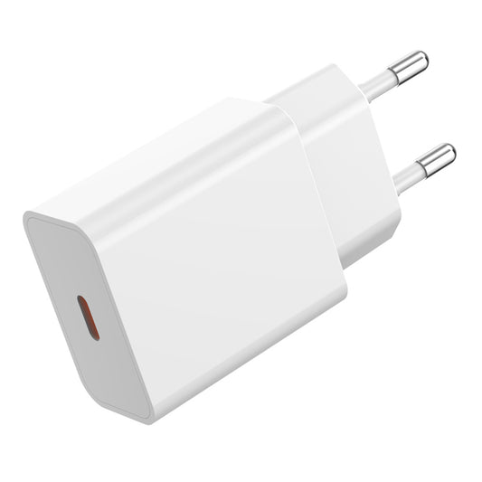 Nettlader med USB-C-kabel XO Design L126, 20W, 3A, 1 x USB-C, Hvit