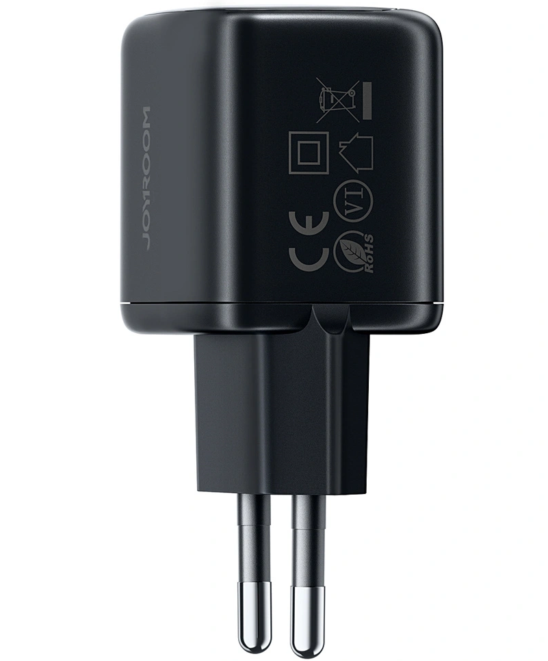Nettlader med USB-C-kabel Joyroom JR-TG7, 33W, 3A, 1 x USB-A - 1 x USB-C, Svart