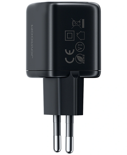 Nettlader med Lightning-kabel Joyroom JR-TG7, 33W, 3A, 1 x USB-A - 1 x USB-C, Svart
