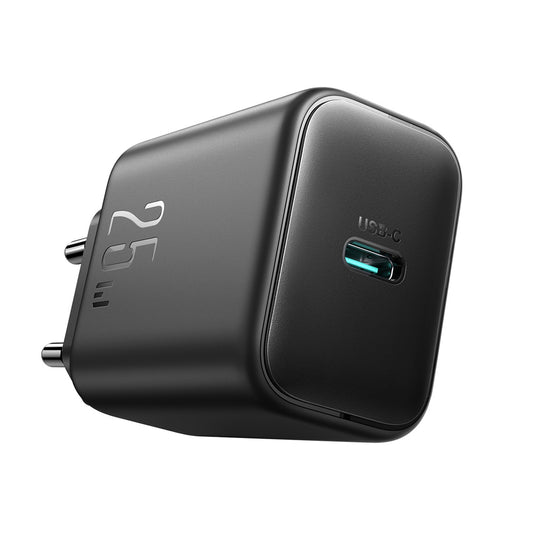 Nettlader med USB-C-kabel Joyroom JR-TCF23, 25W, 3A, 1 x USB-C, Svart