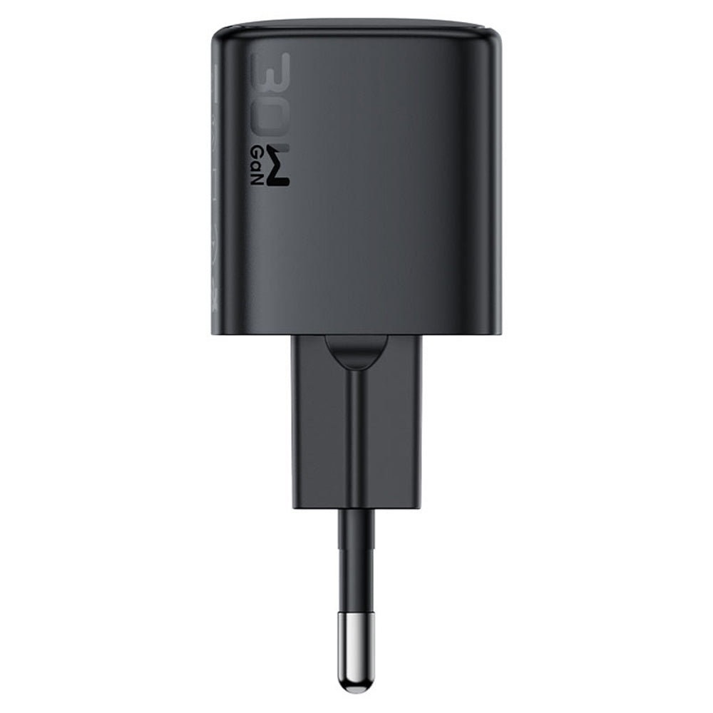 Nettlader med Lightning-kabel Acefast A118, 30W, 3A, 1 x USB-C, svart