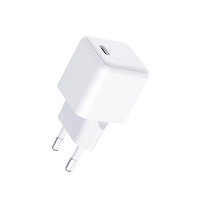 Nettlader med USB-C-kabel 3MK Hyper, 25W, 3A, 1 x USB-C, Hvit