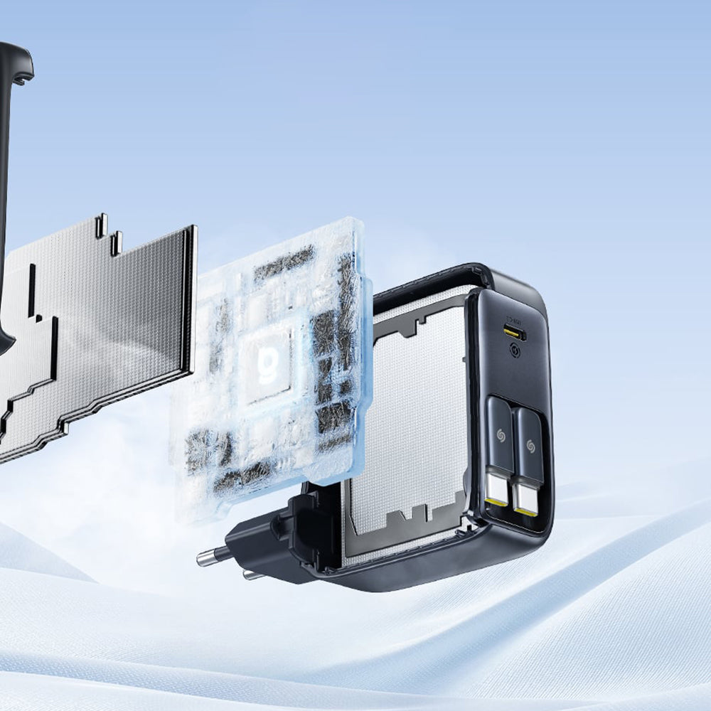 Nettlader med USB-C-kabel Baseus EnerCore CJ21, 67W, 3.35A, 1 x USB-C, Svart E0120G00