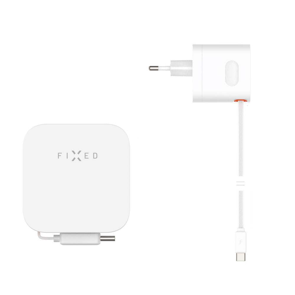 Nettlader med USB-C-kabel Fixed, 65W, 3.25A, 1 x USB-C, Svart