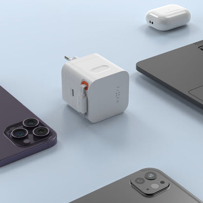 Nettlader med USB-C-kabel Fixed, 65W, 3.25A, 1 x USB-C, Svart