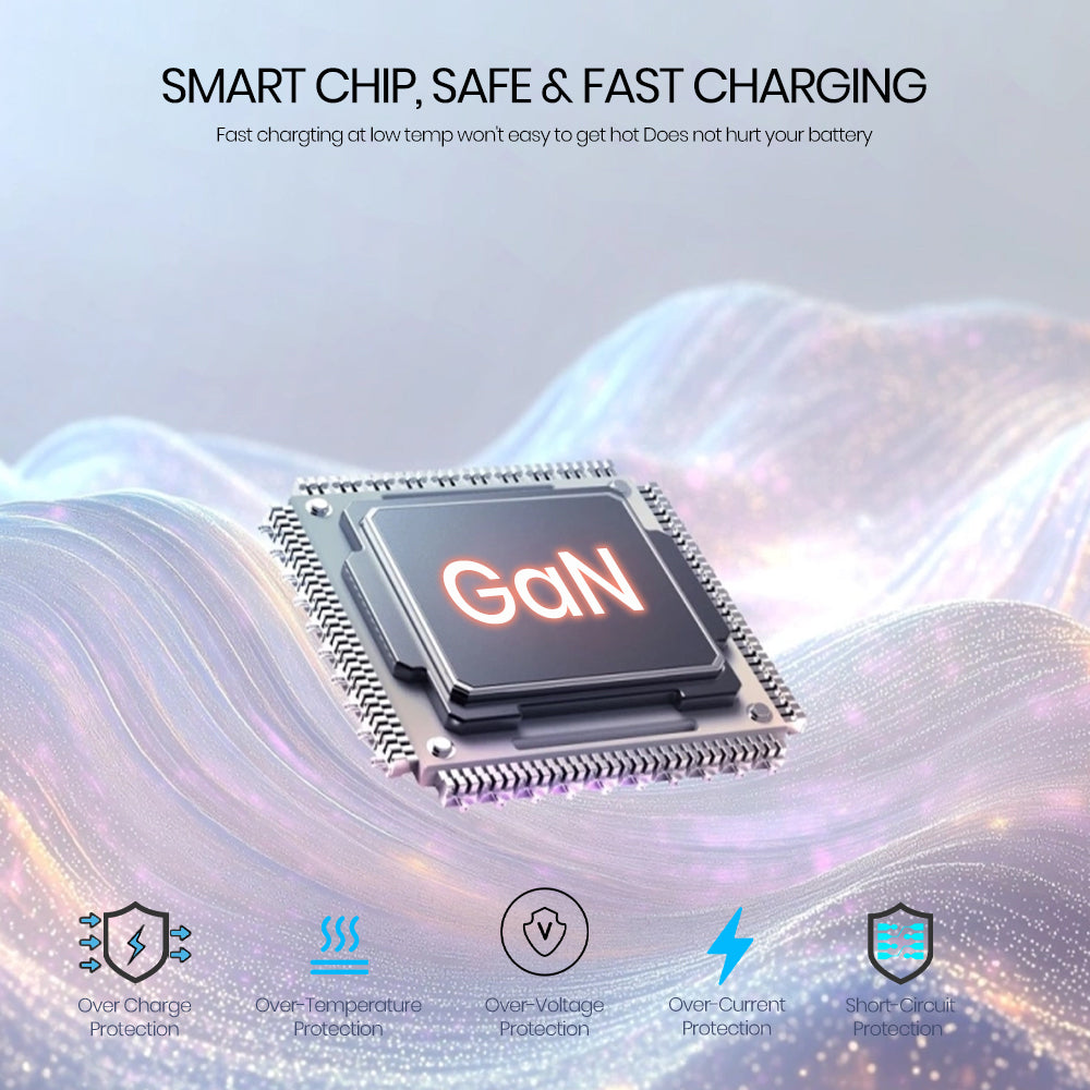 Nettlader med USB-C-kabel Lito LC17T, 30W, 3A, 1 x USB-C, Svart