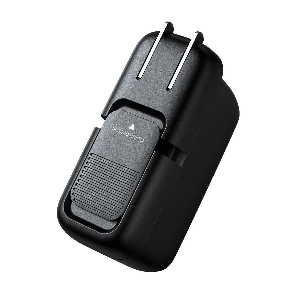 Nettlader med USB-C-kabel McDodo CH-8442 Mecha Travel, 65W, 5A, 1 x USB-A - 2 x USB-C, Svart
