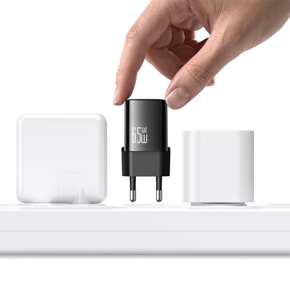 Nettlader med USB-C-kabel Mcdodo Nano CH-8262, 65W, 3,25A, 1 x USB-C, Svart
