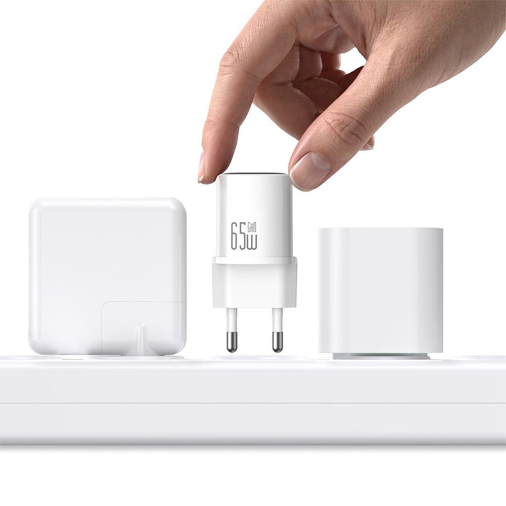 Nettlader med USB-C-kabel Mcdodo Nano CH-8263, 65W, 3,25A, 1 x USB-C, hvit