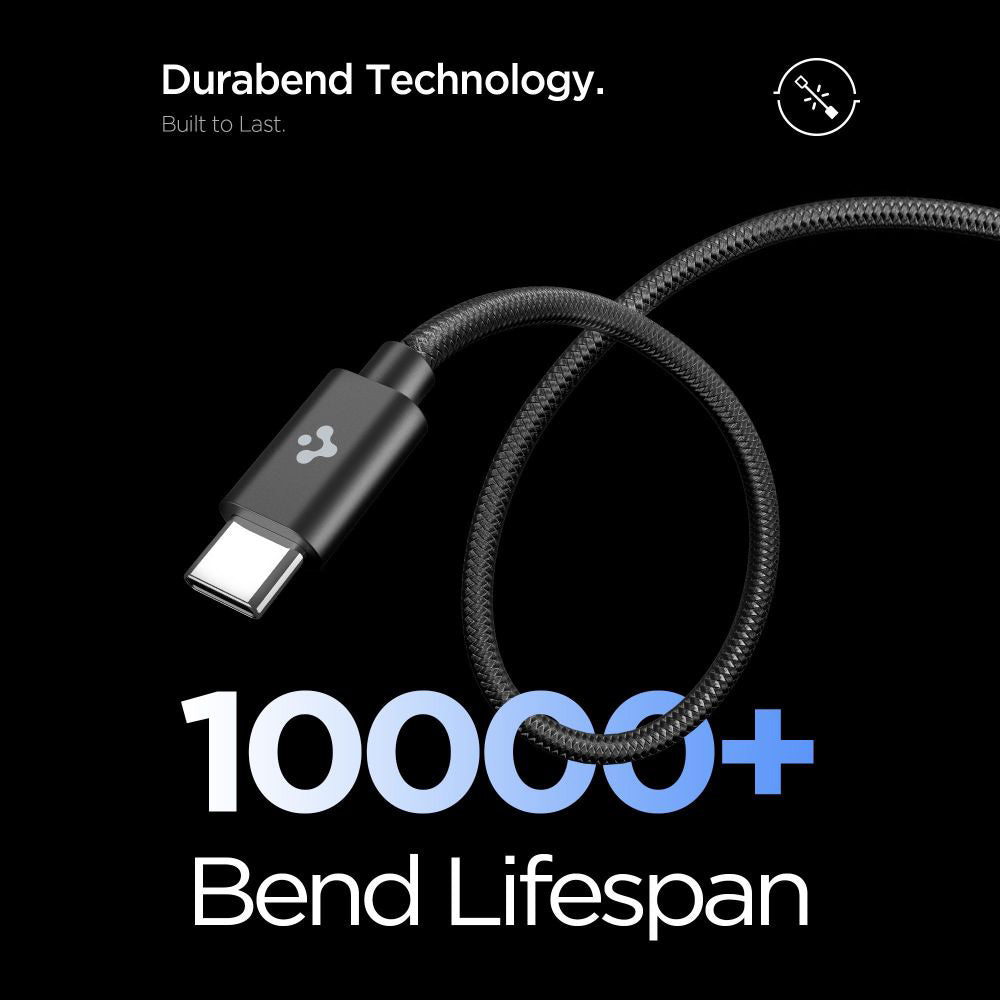 Nettlader med USB-C-kabel Spigen EE451EU Essential, 45W, 3A, 1 x USB-C, Svart ACH09474