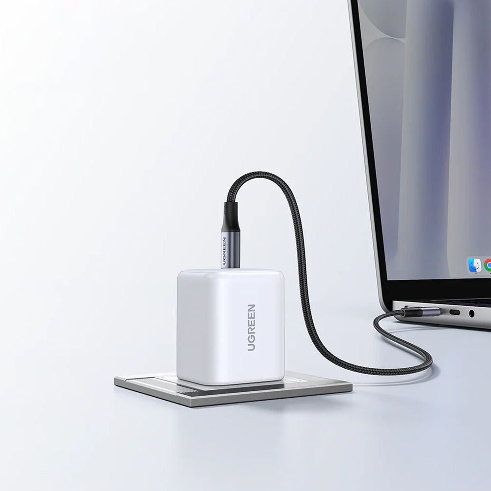 Nettlader med USB-C-kabel UGREEN X524 (65054), 45W, 3A, 1 x USB-C, svart