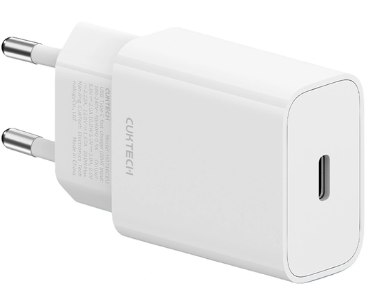 Cuktech HA716C nettadapter, 20W, 3A, 1 x USB-C, hvit