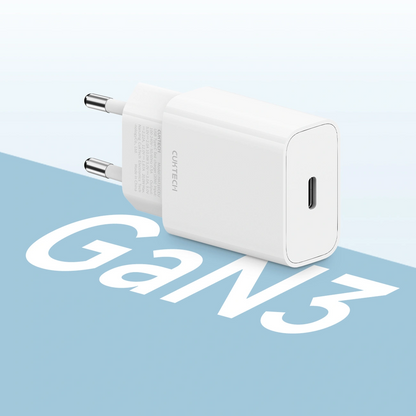 Cuktech HA716C nettadapter, 20W, 3A, 1 x USB-C, hvit