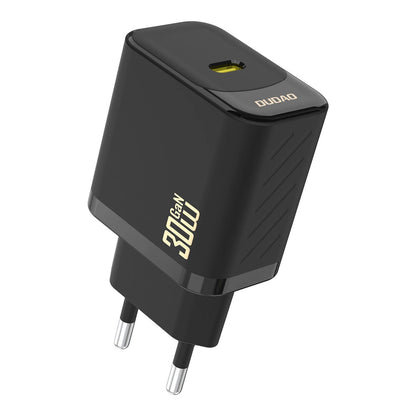 Lader for nettverk Dudao A27P, 30W, 3A, 1 x USB-C, Svart