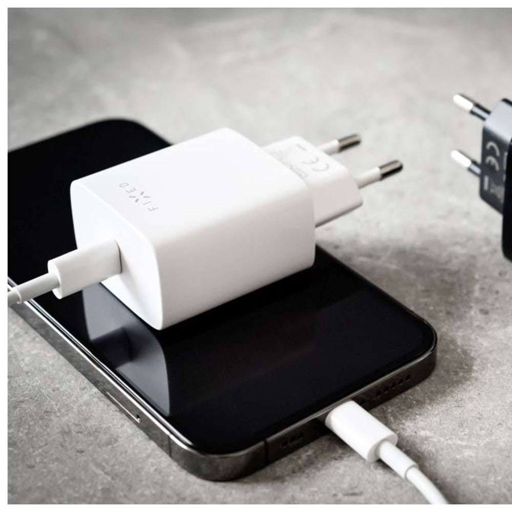 Nettlader Fixed, 20W, 3A, 1 x USB-C, Hvit