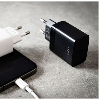 Nettlader Fixed, 20W, 3A, 1 x USB-C, Svart