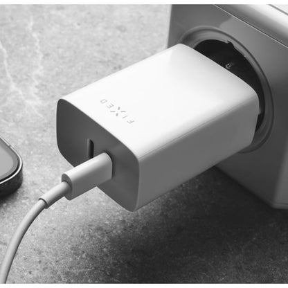 Nettlader Fixed, 35W, 3A, 2 x USB-C, Hvit