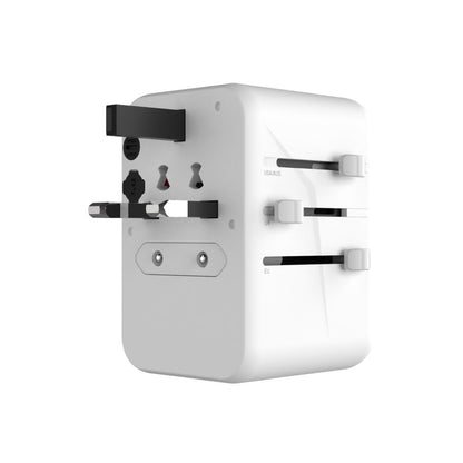 Lader for nettverk Fixed Travel, 65W, 3.25A, 2 x USB-A - 3 x USB-C, Hvit