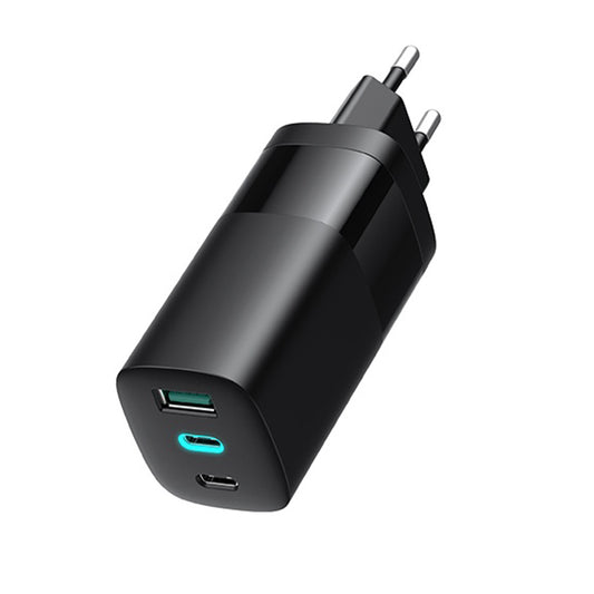 Nettlader HAVIT UC10, 65W, 3A, 1 x USB-A - 2 x USB-C, Svart