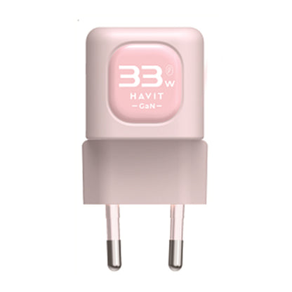 Nettlader HAVIT UC230, 33W, 3A, 1 x USB-A - 1 x USB-C, Rosa