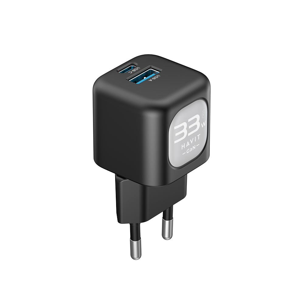 Nettlader HAVIT UC230, 33W, 3A, 1 x USB-A - 1 x USB-C, Rosa
