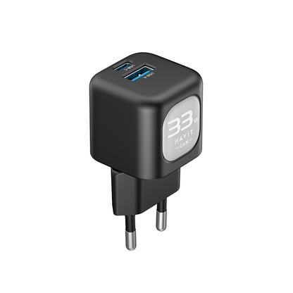 Nettlader HAVIT UC230, 33W, 3A, 1 x USB-A - 1 x USB-C, Rosa
