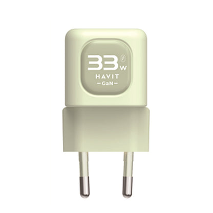 Nettlader HAVIT UC230, 33W, 3A, 1 x USB-A - 1 x USB-C, Grønn