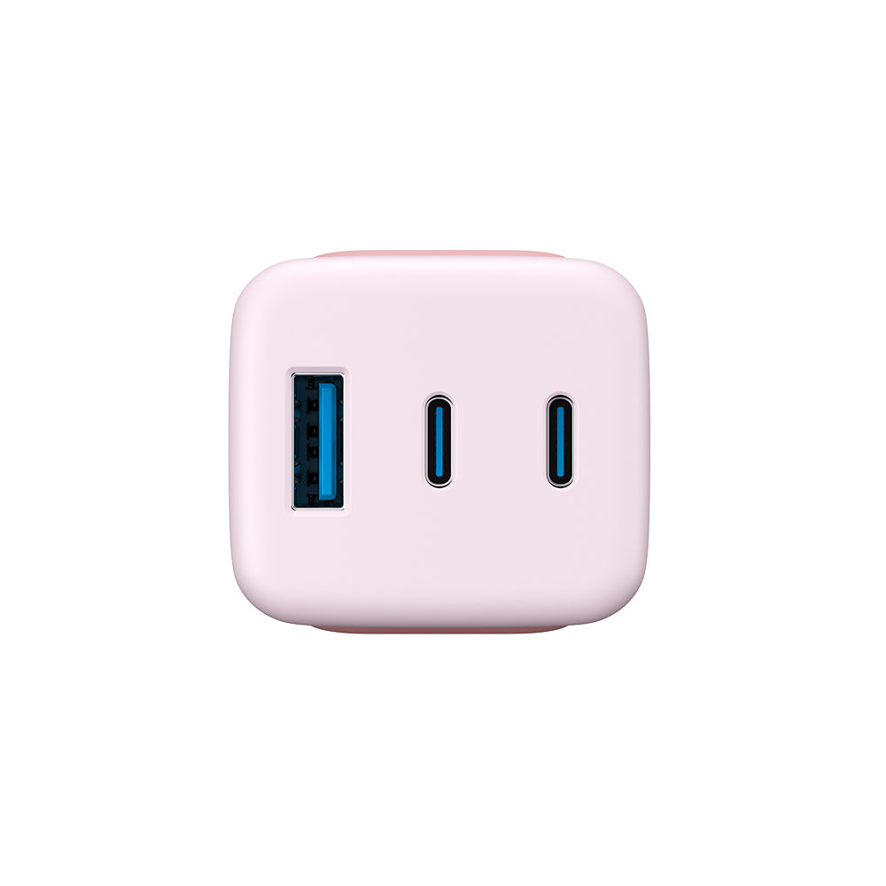 Nettlader HAVIT UC260, 65W, 3A, 1 x USB-A - 2 x USB-C, Rosa