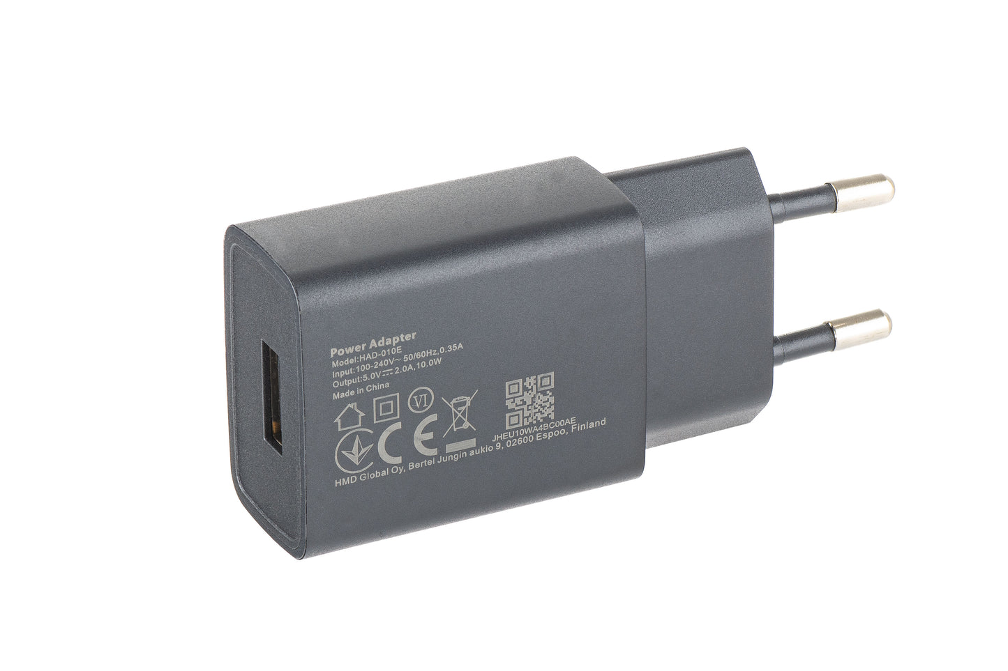Nettlader HMD, 10W, 2A, 1 x USB-A, Svart H601000618SH0