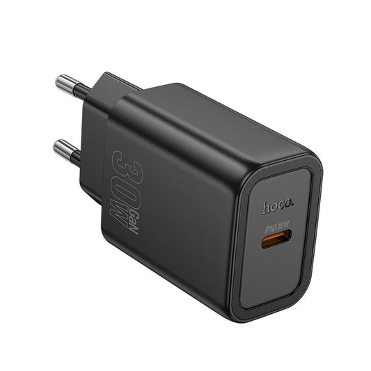 Nettlader HOCO N62, 30W, 3A, 1 x USB-C, Svart