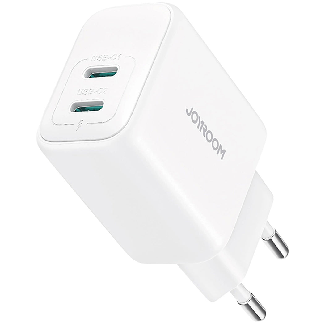Joyroom JR-TCF12 Nettlader, 20W, 3A, 2 x USB-C, Hvit
