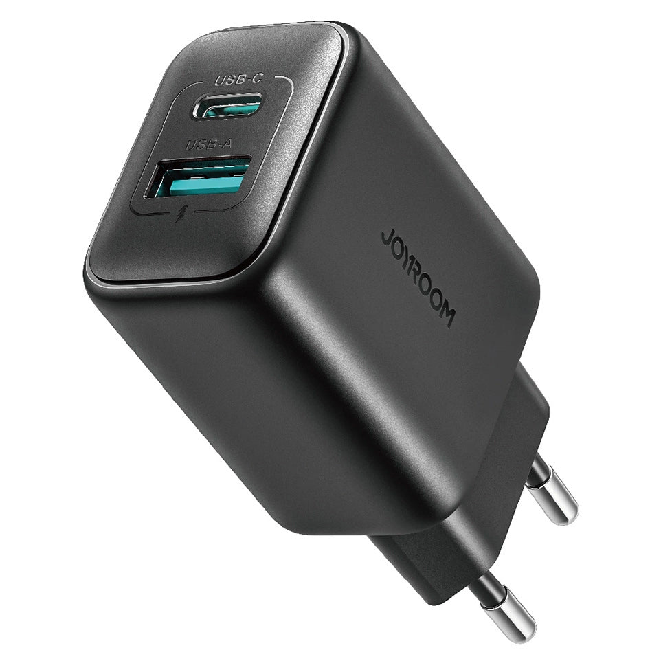 Lader for nettverk Joyroom JR-TCF13, 25W, 3A, 1 x USB-A - 1 x USB-C, Svart