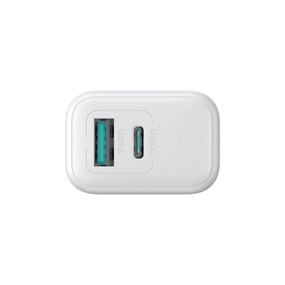 Joyroom JR-TCF21 nettverkslader, 20W, 3A, 1 x USB-A - 1 x USB-C, Hvit