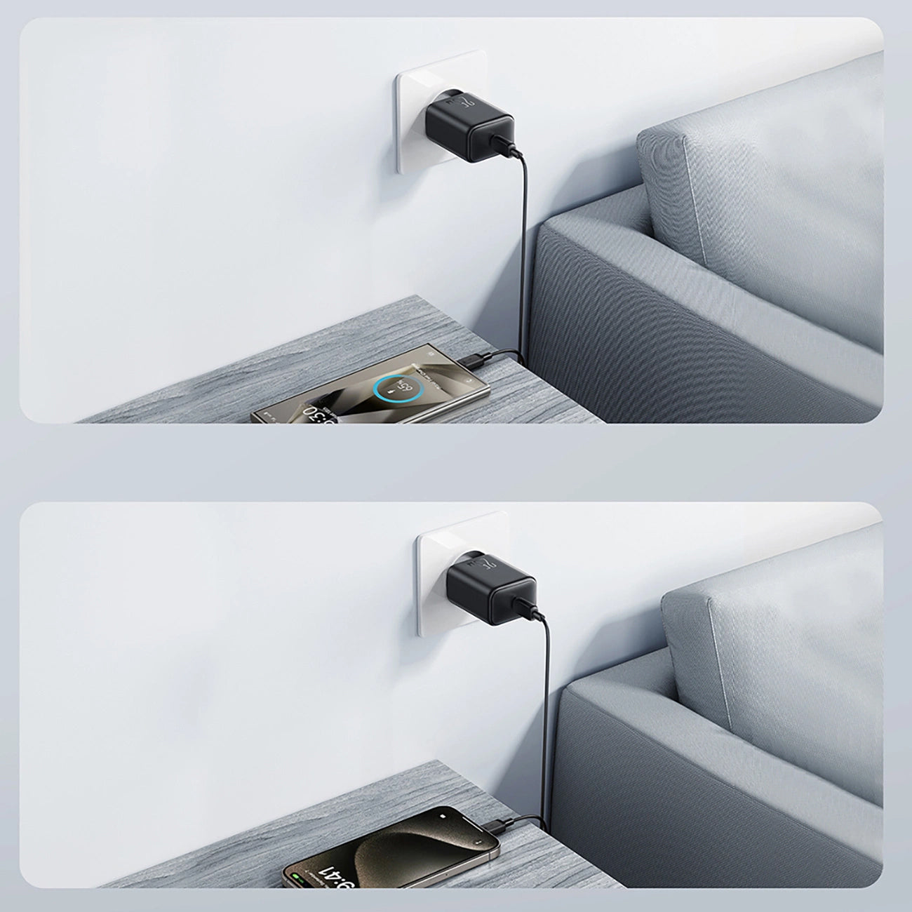 Lader for nettverk Joyroom JR-TCF23, 25W, 3A, 1 x USB-C, Svart